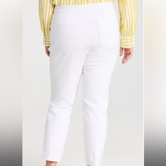 New SPANX On-the-Go Ankle Slim Straight Pants Classic White - Picture 7 of 12